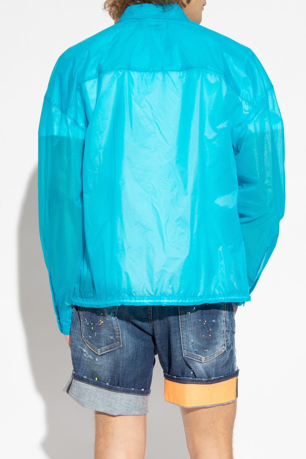 Blue Jacket with logo Dsquared2 - SchaferandweinerShops Blue Jacket with logo Dsquared2 - SchaferandweinerShops